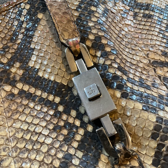Vintage Python Gucci Jackie 1961 Shoulder Bag - Picture 3 of 12